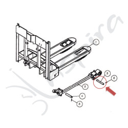 Eje Horquilla - Chasis PBV20N