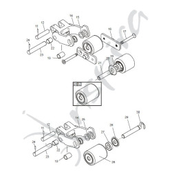 Casquillo Bieleta Rodillo Doble BT LPE200