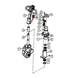 Tuerca sujeción timón