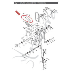 Tapa Guia del Fleje Automatica Reisopack AUT0711