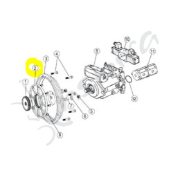 Corona acoplamiento bomba AUSA CH250s