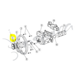 Engranaje Acoplamiento Bomba AUSA CH250