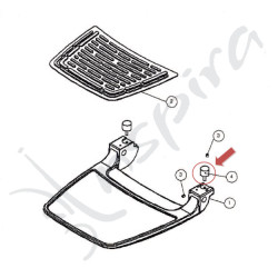 Taco goma tope plataforma